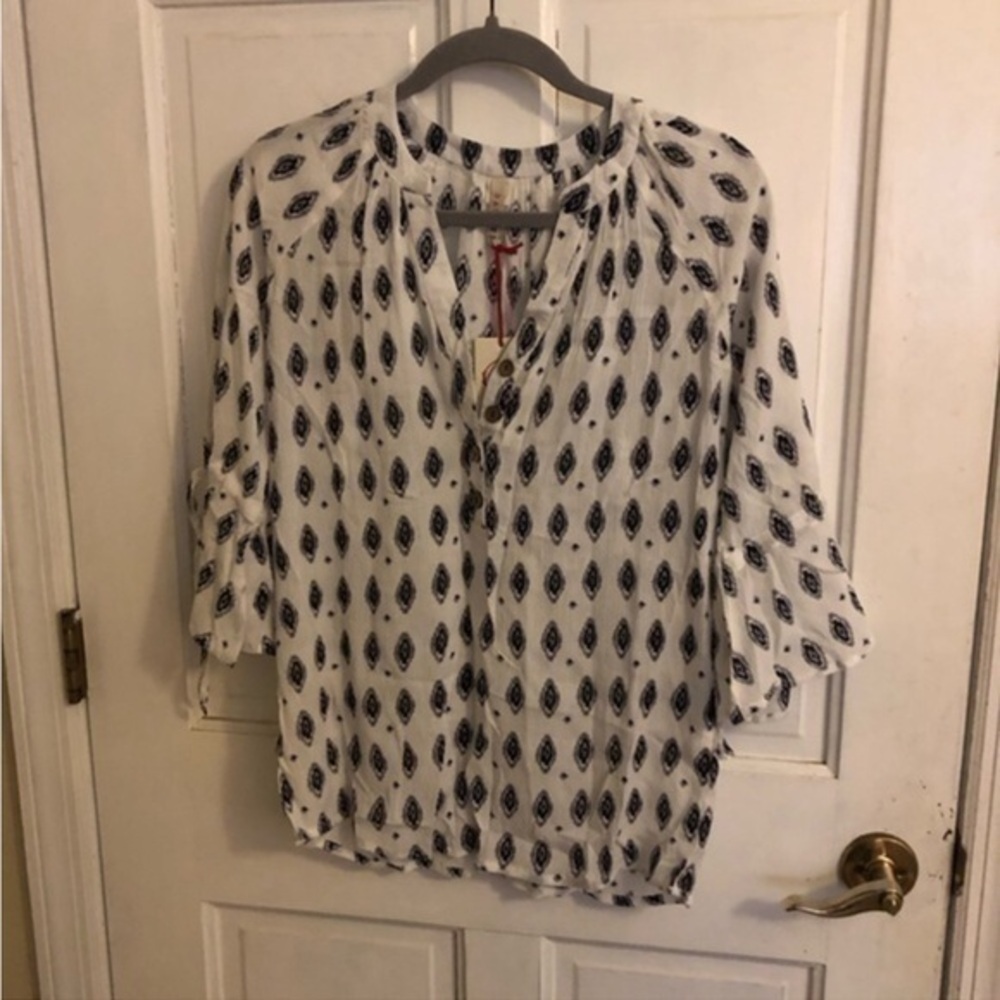 NWT Anthropologie RAGA Bohemian Gauze Blouse